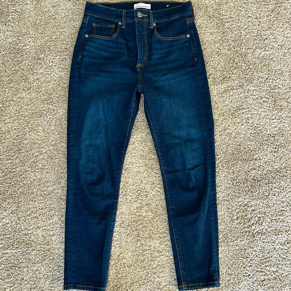 Loft women’s size 27/4 THE SKINNY jeans